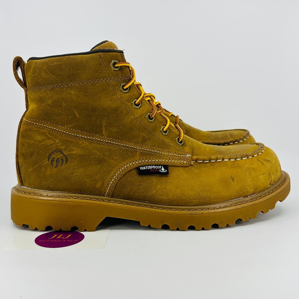 Wolverine Men's Floorhand Moc-Toe Steel-Toe Work Boots W221049 Size 9 Extra Wide